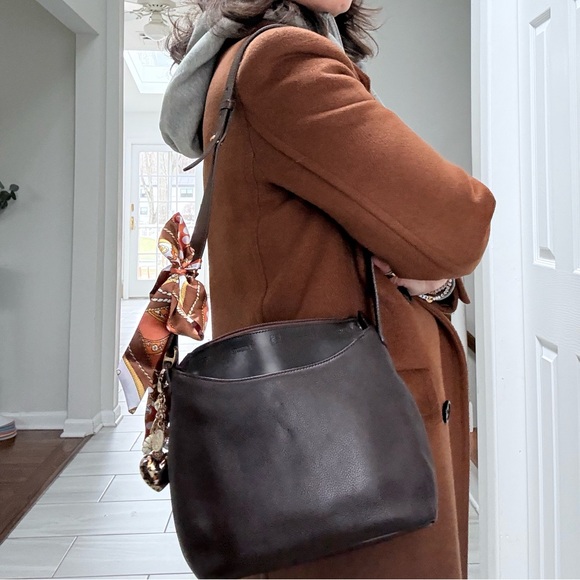 Loewe Brown and Green Leather Bag - Picture 2 of 11